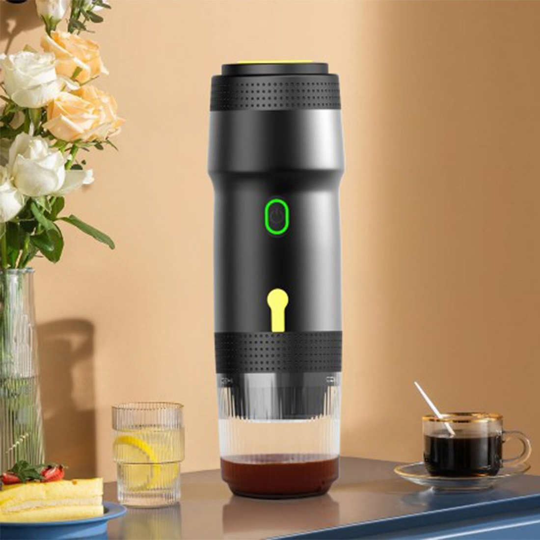 3-in-1 Portable Electric Espresso Maker | Car, Home & Travel Use